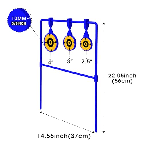 Heavy Metal Spinner Target for Handguns Up to .44 Magnum