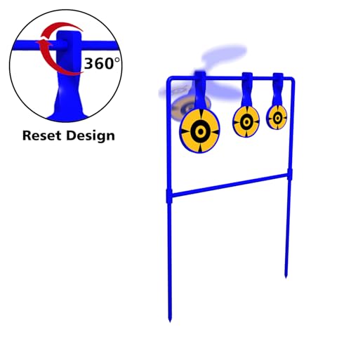 Heavy Metal Spinner Target for Handguns Up to .44 Magnum