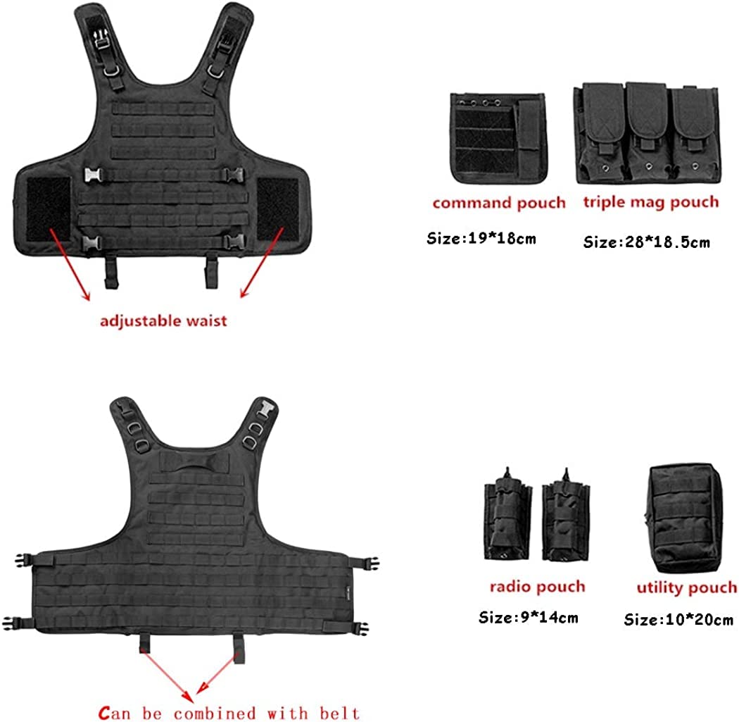 Adjustable Tactical Airsoft Vest