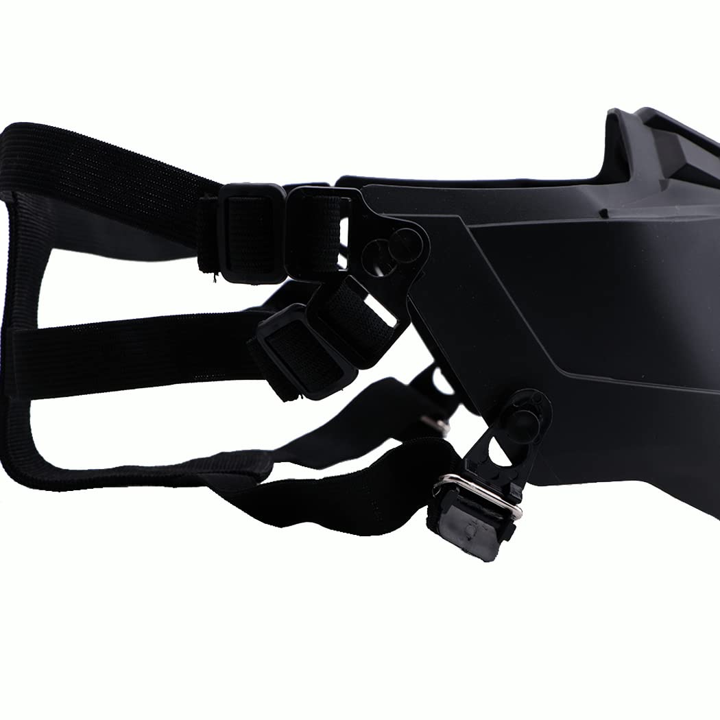 Black Half Face Airsoft Mask