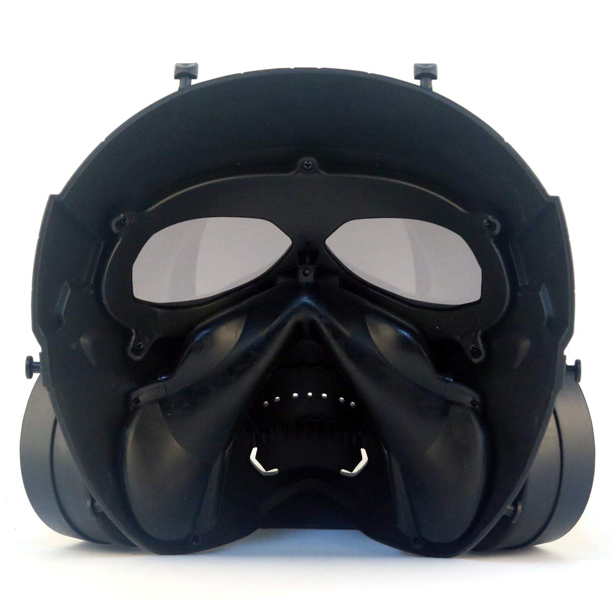 Full Face Dummy Gas Mask with Fans for Airsoft and Cosplay