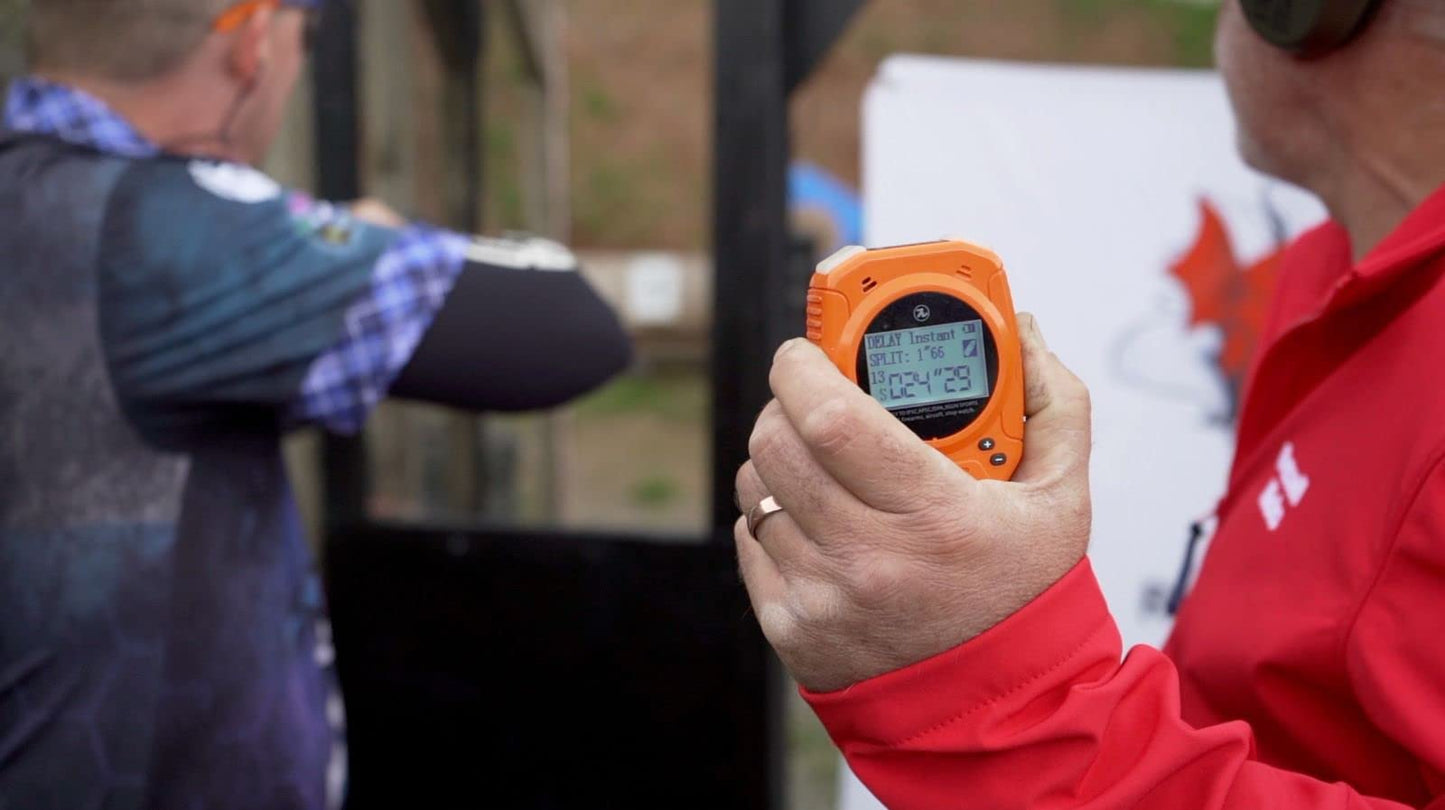 Shooting Timer with Adjustable Sensitivity and Beep Level