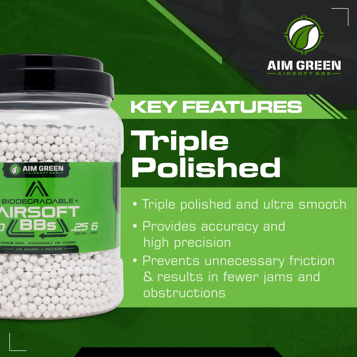 Biodegradable 6mm Airsoft BBs