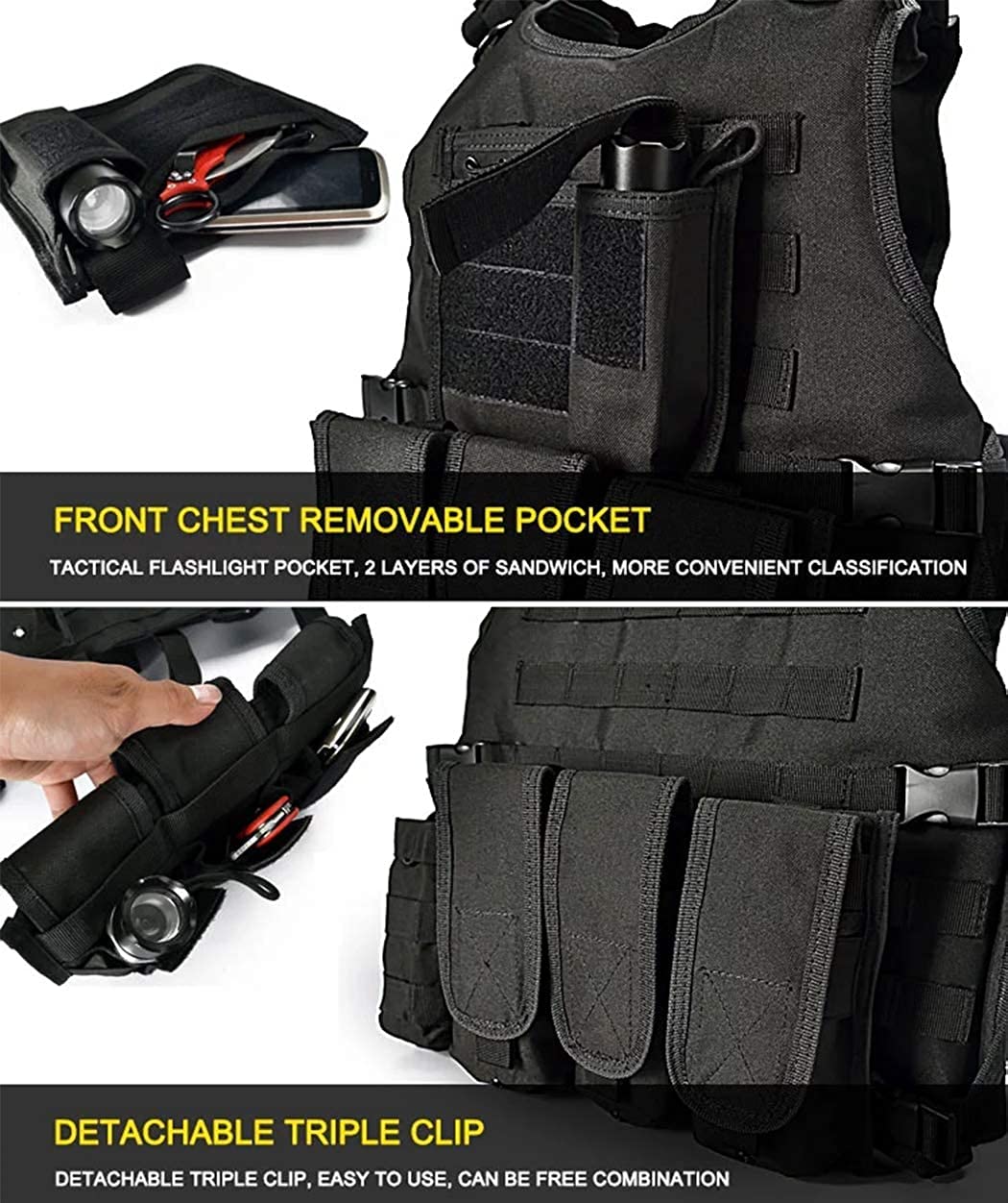 Adjustable Tactical Airsoft Vest