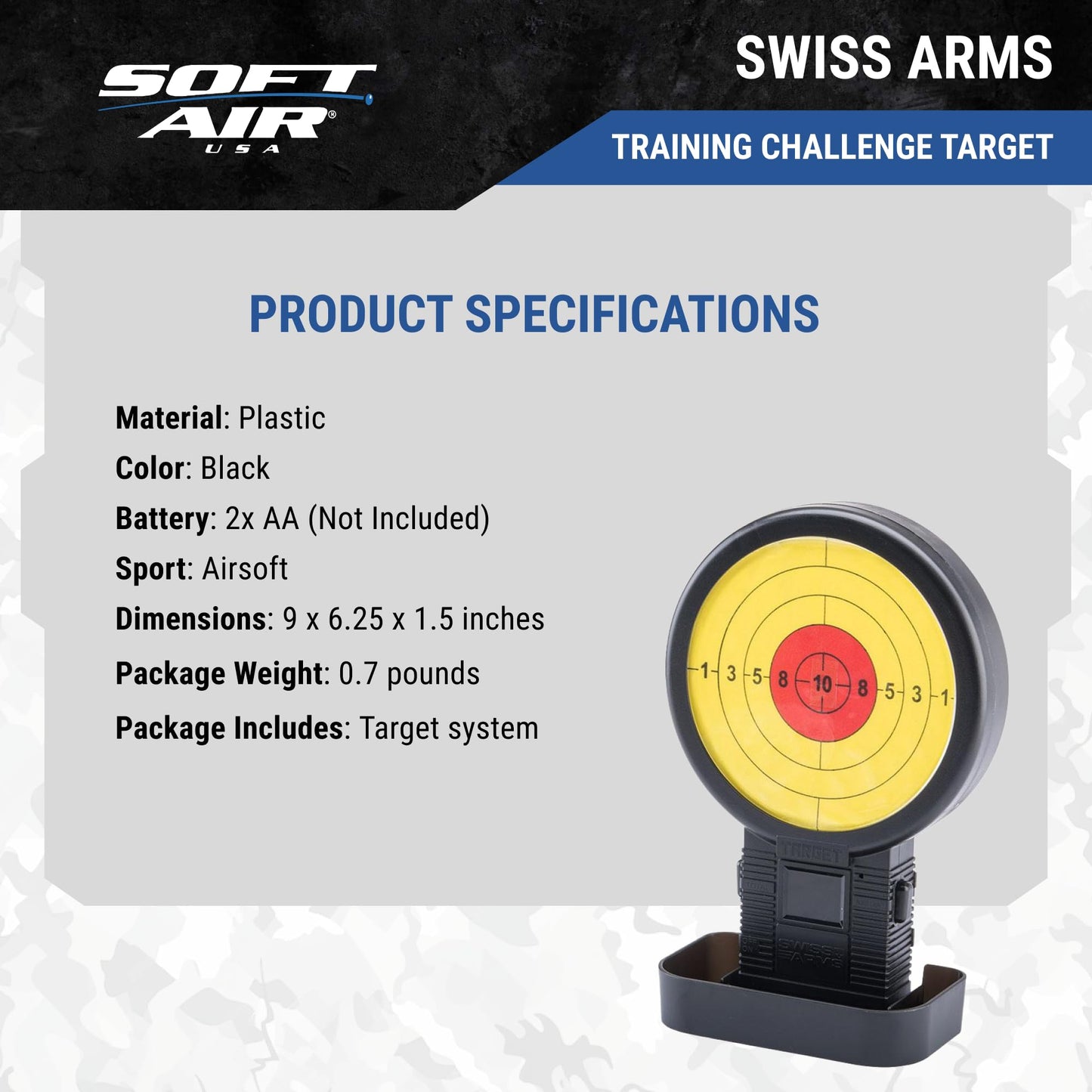 Electronic Airsoft Target with Automatic Hit Detection