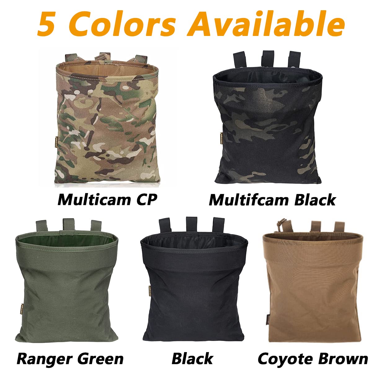 Lightweight Molle Roll-Up Dump Pouch (MCBK)
