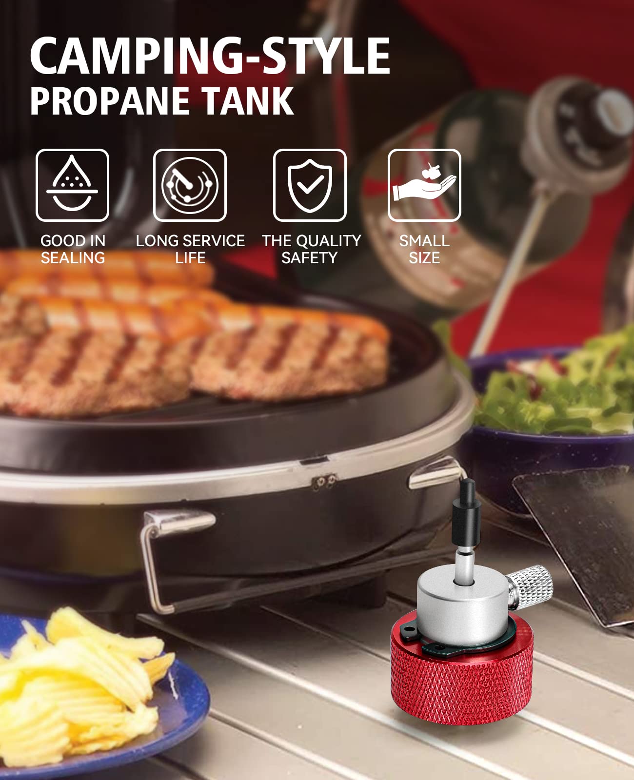 Airsoft Propane Filling Adapter with Silicone Oil Port