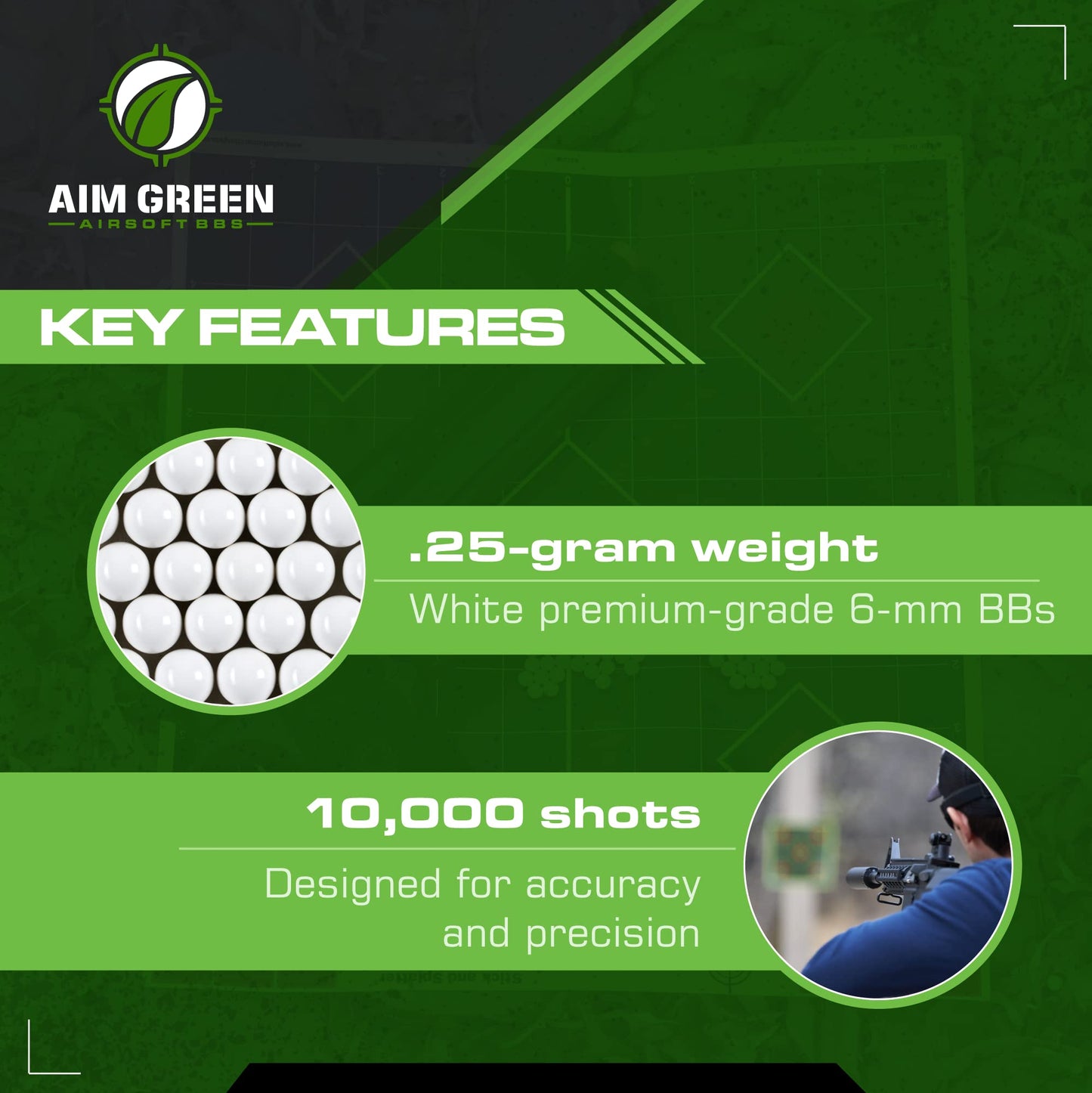 Biodegradable 6mm Airsoft BBs