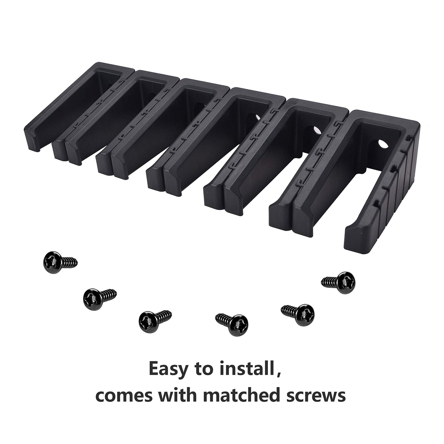 Wall Mount Magazine Rack—Detachable Storage System (Holds 6 Magazines)