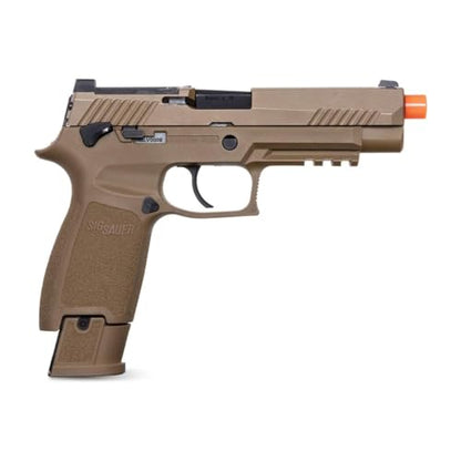 Metal Slide Blowback Airsoft Pistol (6mm BB, Coyote Tan, Green Gas)