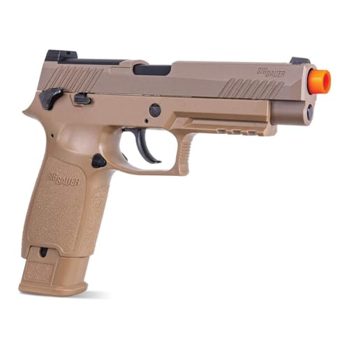 Metal Slide Blowback Airsoft Pistol (6mm BB, Coyote Tan, Green Gas)