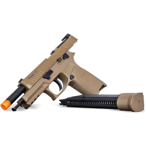 Metal Slide Blowback Airsoft Pistol (6mm BB, Coyote Tan, Green Gas)