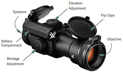 Strikefire II Red/Green Dot Sight - 4 MOA, Black