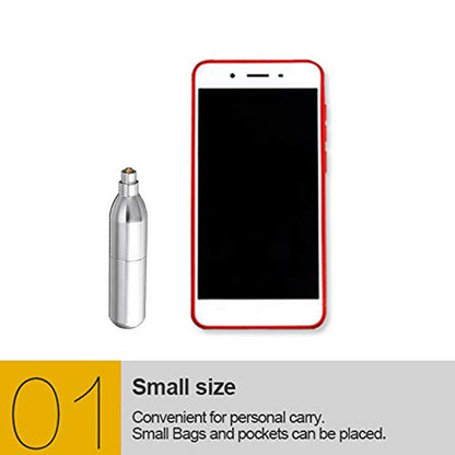Refillable 12g CO2 Gas Cylinder for Soda Makers (Single Pack)