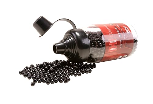 Black Plated .177 Caliber Steel BB Gun BBs (1500 Count)