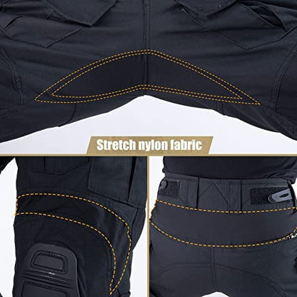 G3 Tactical Combat Pants with Knee Pads—Rip-Stop Camo