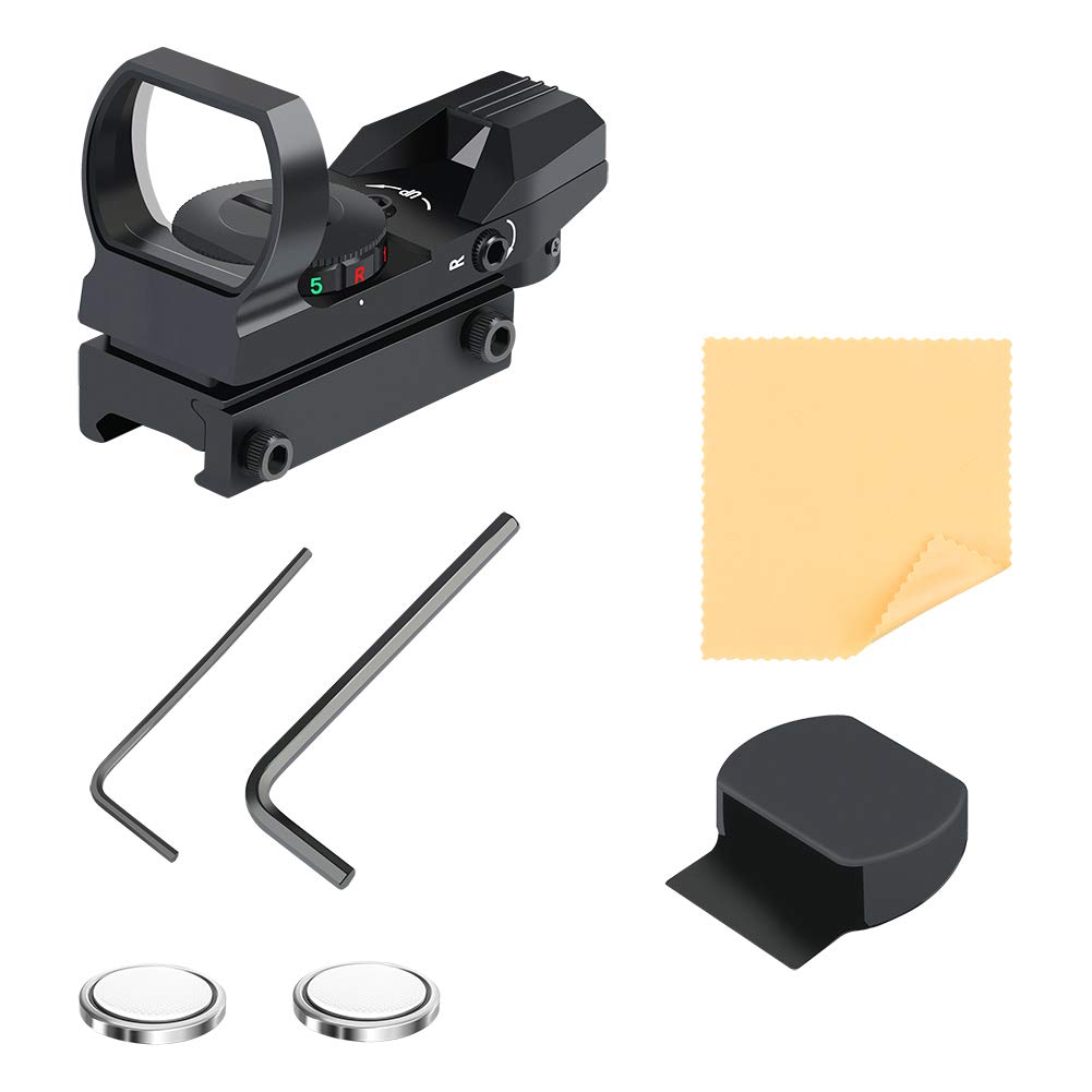 Reflex Sight with Adjustable Red and Green Reticles (4 Styles)