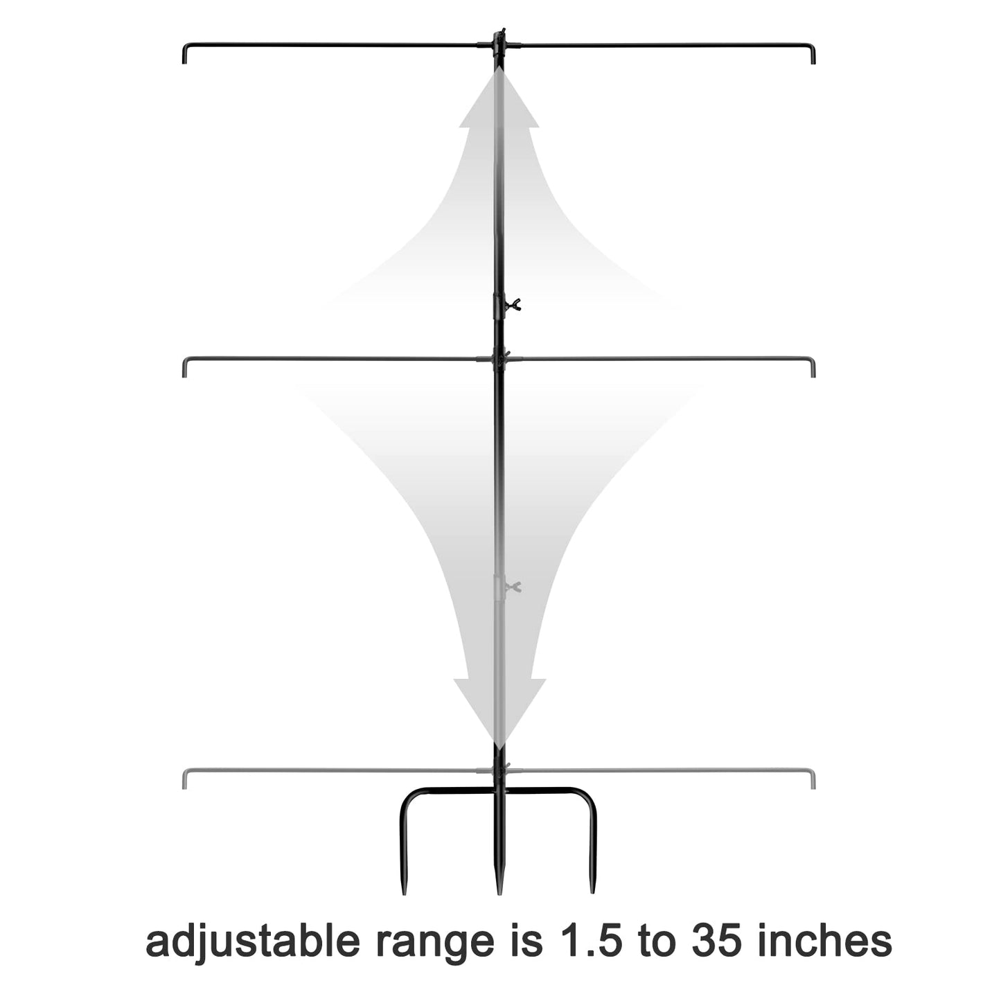 Portable Adjustable Target Stand for Large Targets