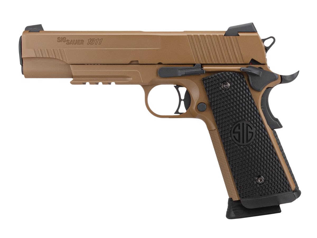 SIG SAUER 1911 Emperor Scorpion CO2-Powered 4.5mm Steel BB Caliber Semi-Auto Air Pistol with 17rd BB Mag