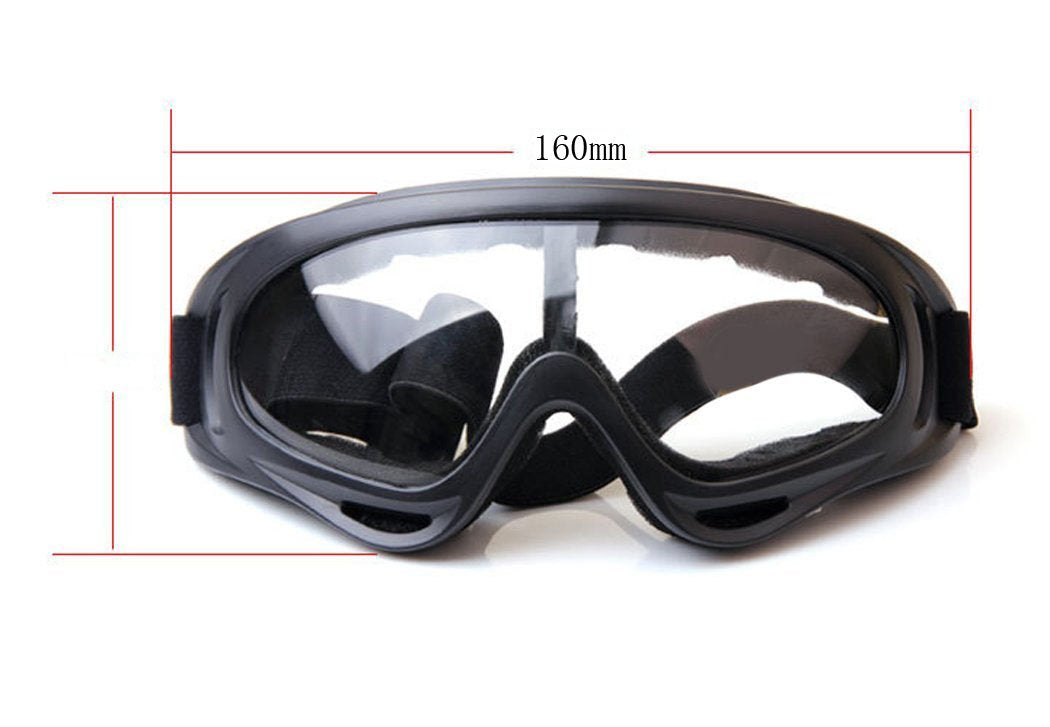 Airsoft Steel Mesh Half Face Mask with Goggles