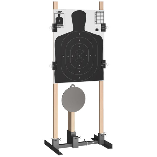 Adjustable Shooting Target Stand Base for Paper Targets
