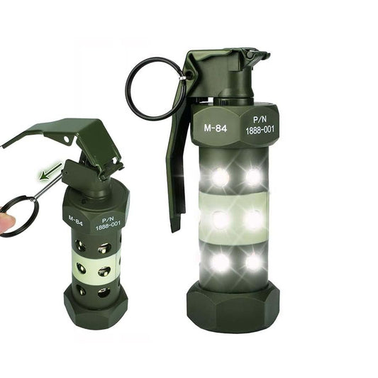 Airsoft Flashbang Flashlight Cosplay Prop with Strobe LED