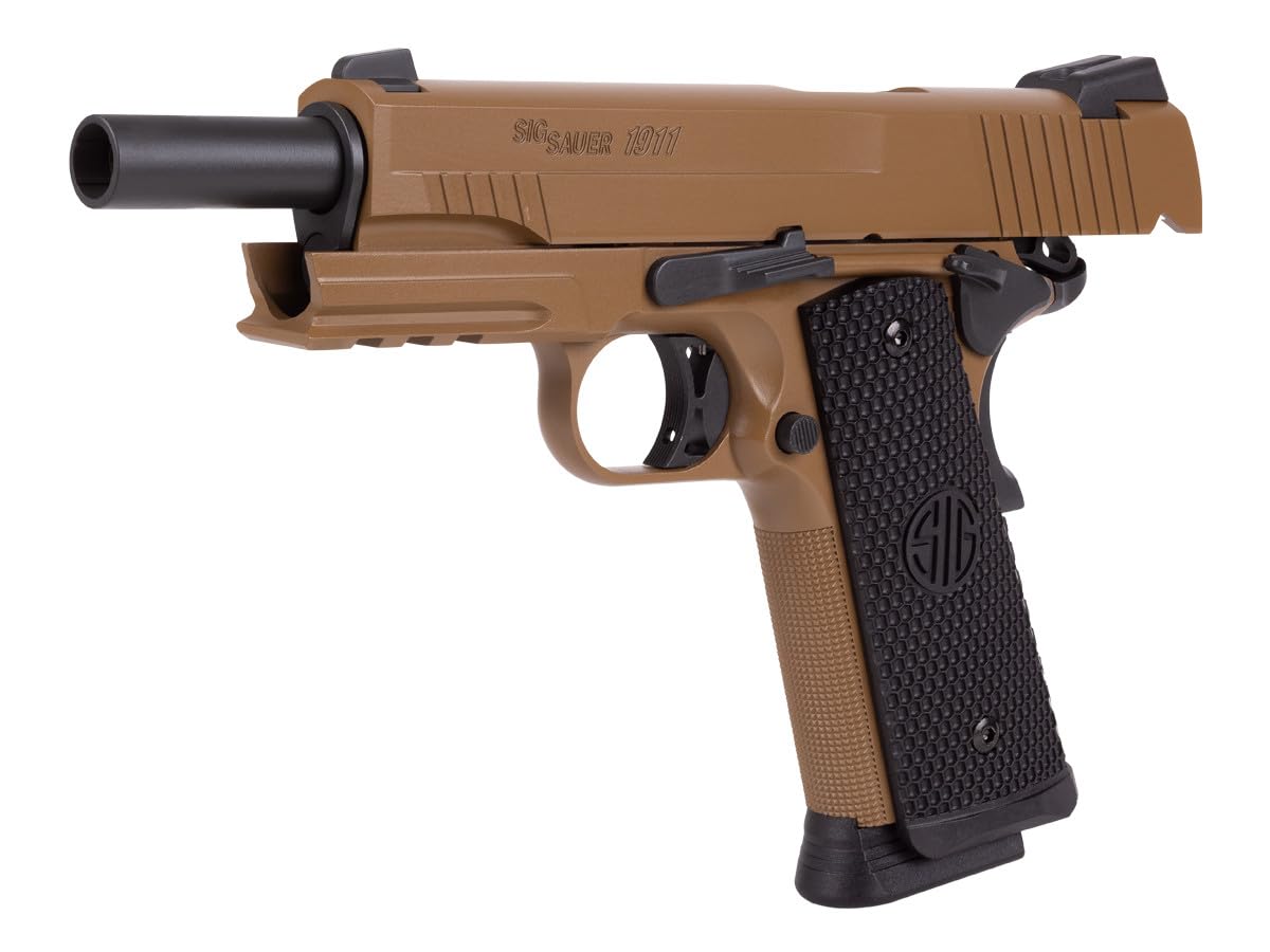 SIG SAUER 1911 Emperor Scorpion CO2-Powered 4.5mm Steel BB Caliber Semi-Auto Air Pistol with 17rd BB Mag