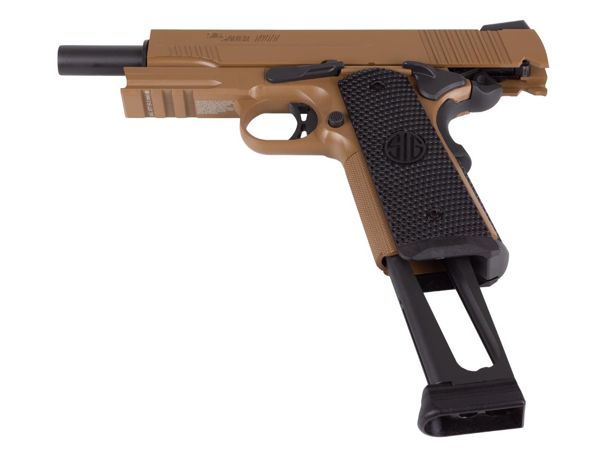 SIG SAUER 1911 Emperor Scorpion CO2-Powered 4.5mm Steel BB Caliber Semi-Auto Air Pistol with 17rd BB Mag