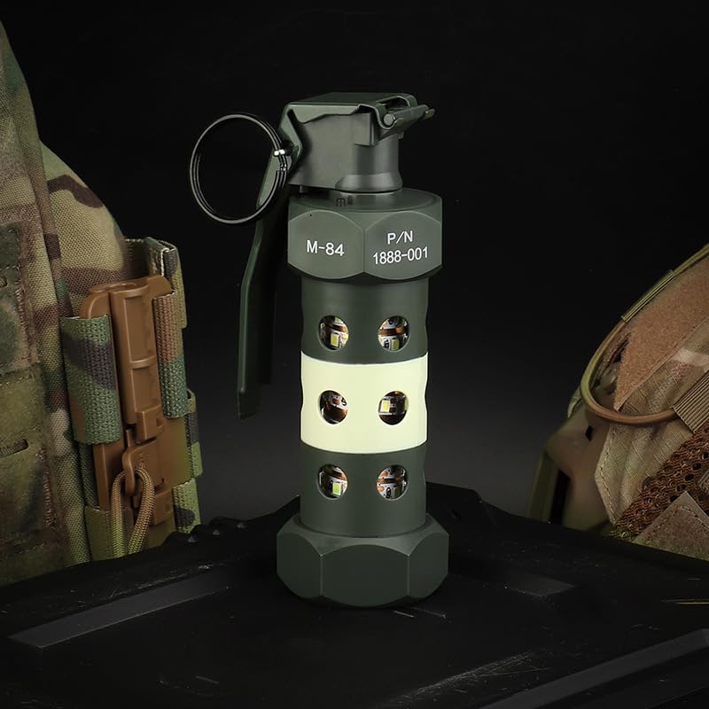 Airsoft Flashbang Flashlight Cosplay Prop with Strobe LED