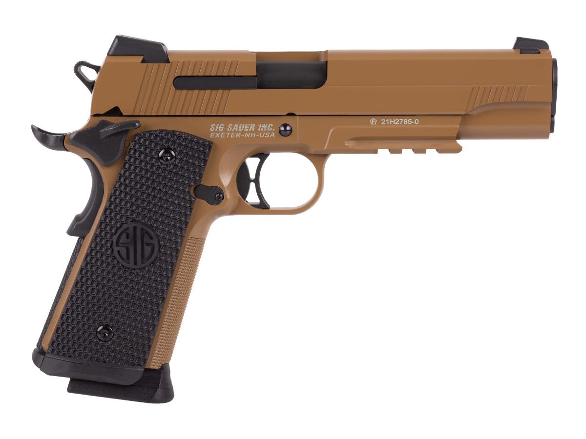 SIG SAUER 1911 Emperor Scorpion CO2-Powered 4.5mm Steel BB Caliber Semi-Auto Air Pistol with 17rd BB Mag