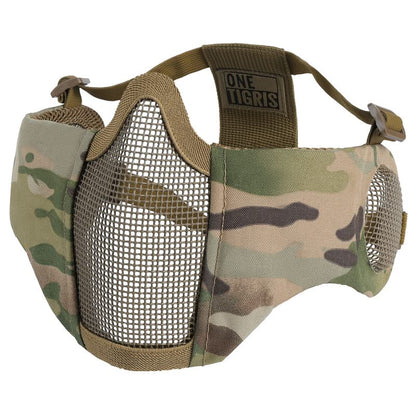 Foldable Half Face Mesh Mask with Ear Protection (Multicam)