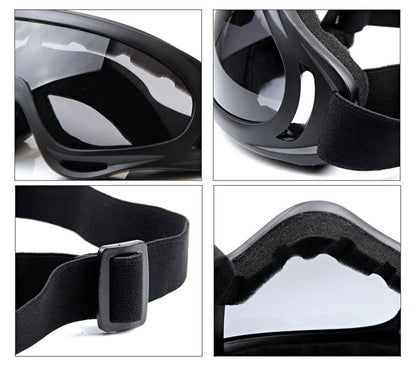 Airsoft Steel Mesh Half Face Mask with Goggles