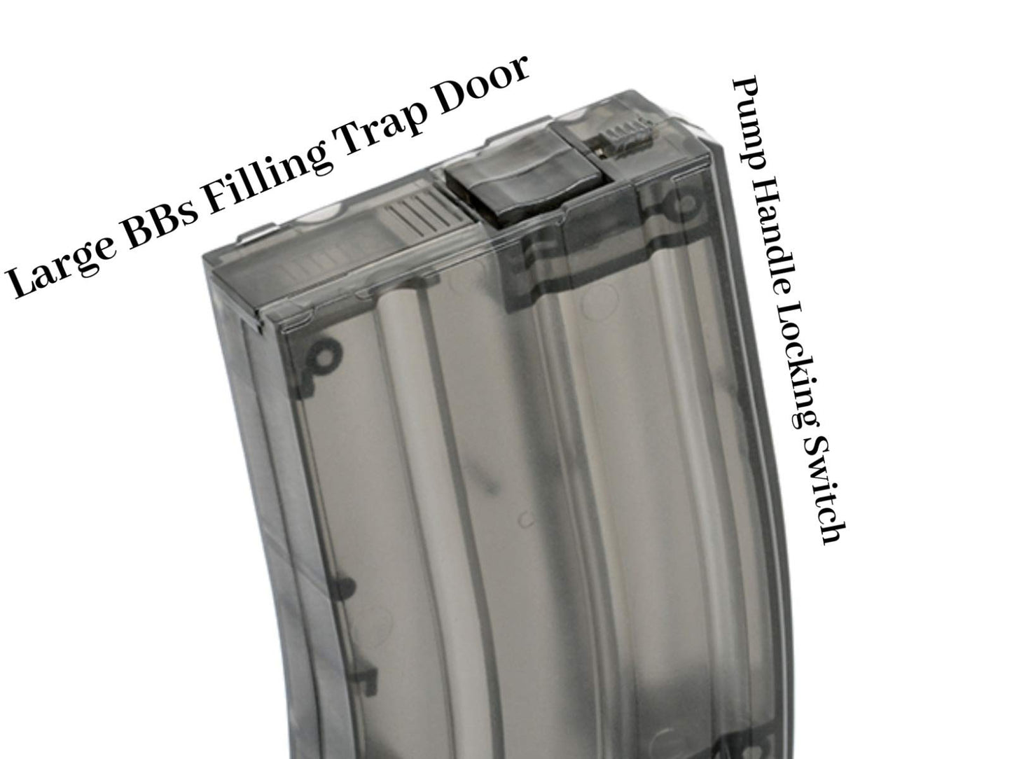 500-Round High-Capacity Airsoft Speed Loader (Black)