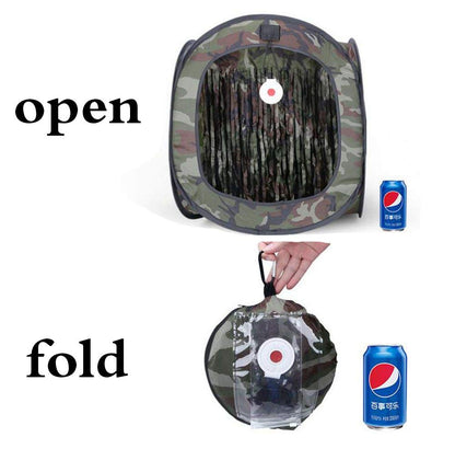 Portable Airsoft Target Box with BB Trap