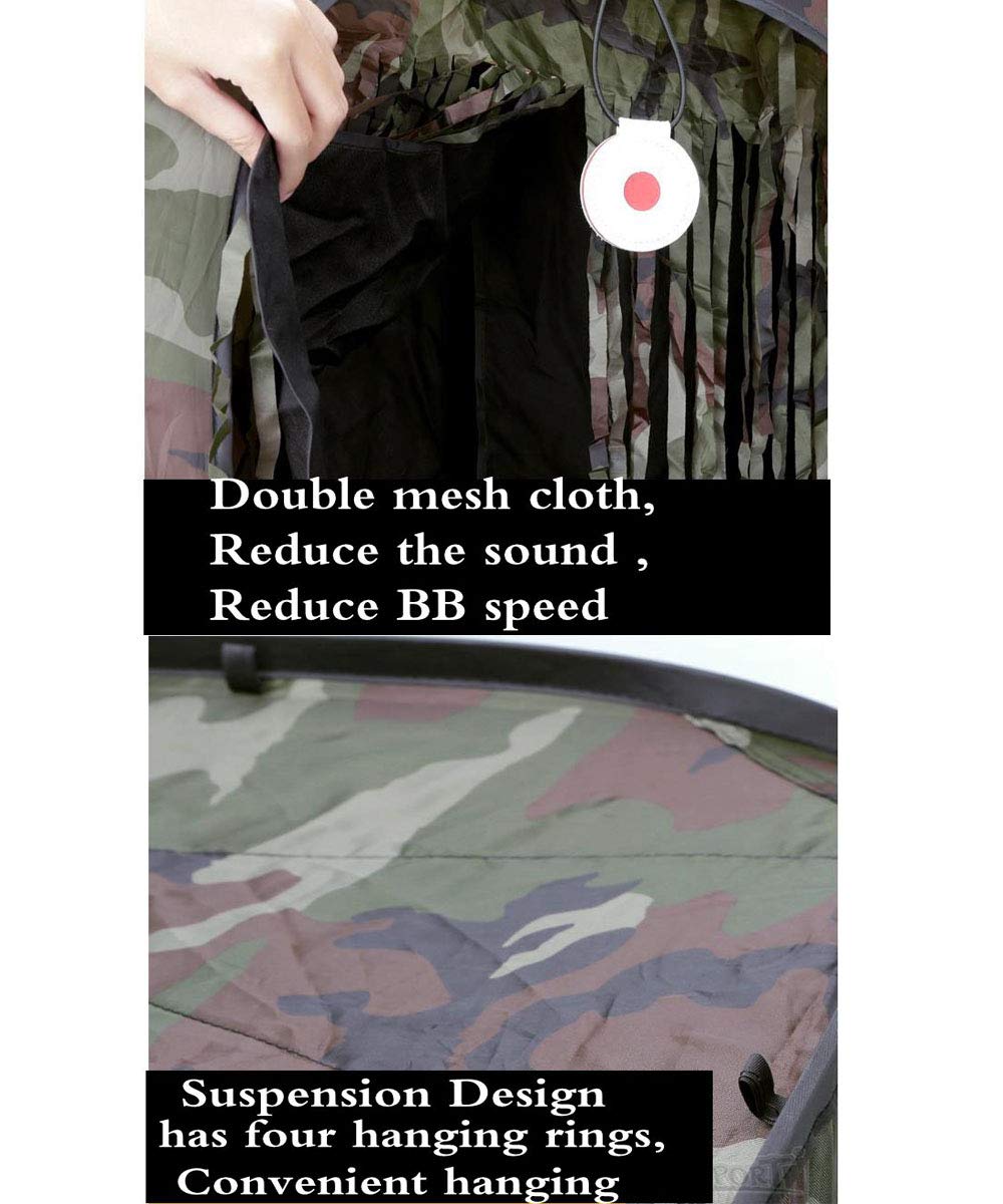Portable Airsoft Target Box with BB Trap