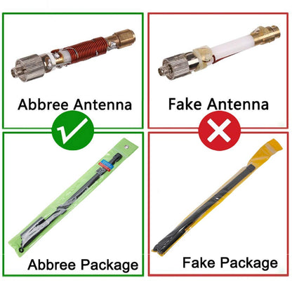 Foldable 18.8" Ham Radio Antennas for Baofeng UV-5R (2-Pack)