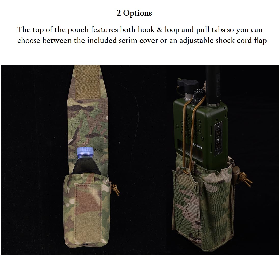 Multifunctional Tactical Pouch for Magazines and Radio