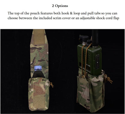 Multifunctional Tactical Pouch for Magazines and Radio