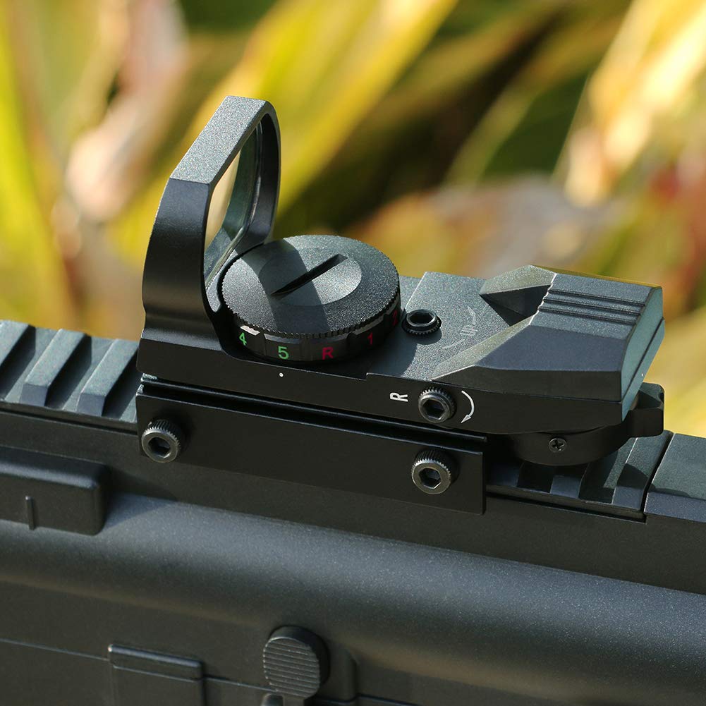 Reflex Sight with Adjustable Red and Green Reticles (4 Styles)