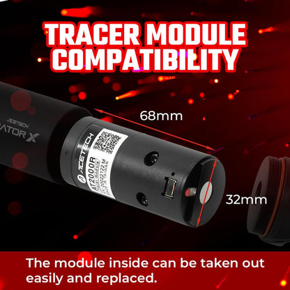 Airsoft Tracer Unit with LED Light