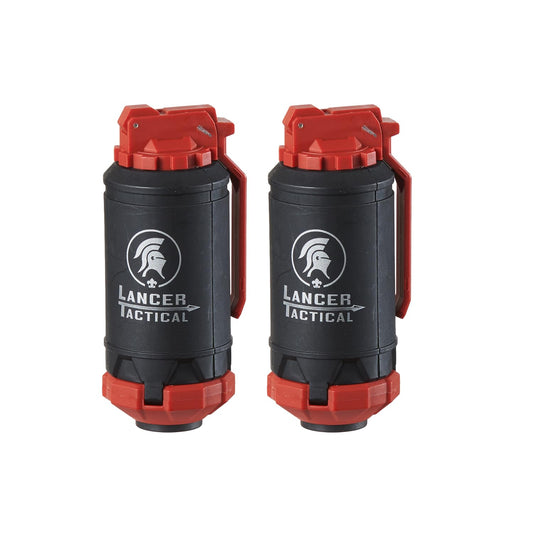 130-Round Spring-Powered Airsoft BB Shower (Pack of 2, Red)