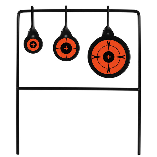 Triple Gong Spinner Target for .22 Rifles and Handguns