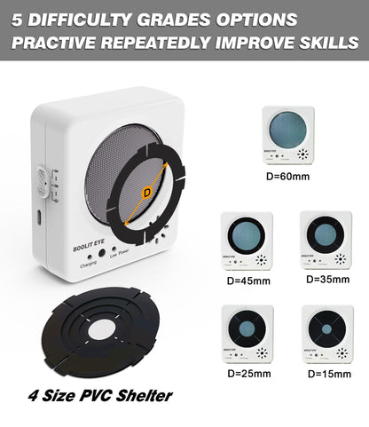 Laser Training Target with Sound and Flash Feedback