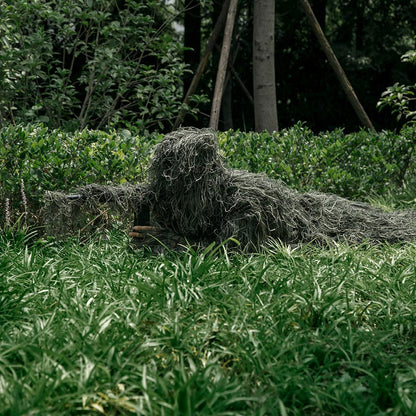 5-in-1 Ghillie Suit Camo Hunting Outfit for Men and Youth