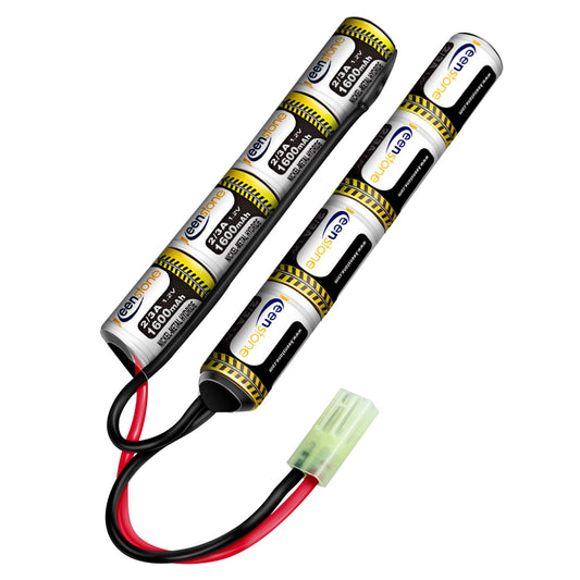 9.6V 1600mAh Nunchuck NiMH Battery with Mini Tamiya Connector