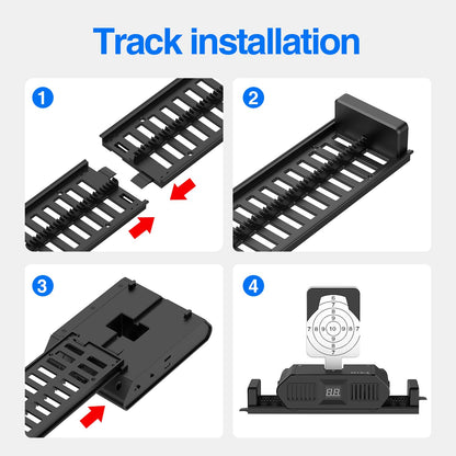 Dry Fire Laser Training Target with Moving Track