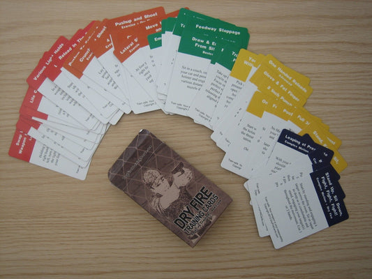 Dry Fire Training Cards for Shooting Practice