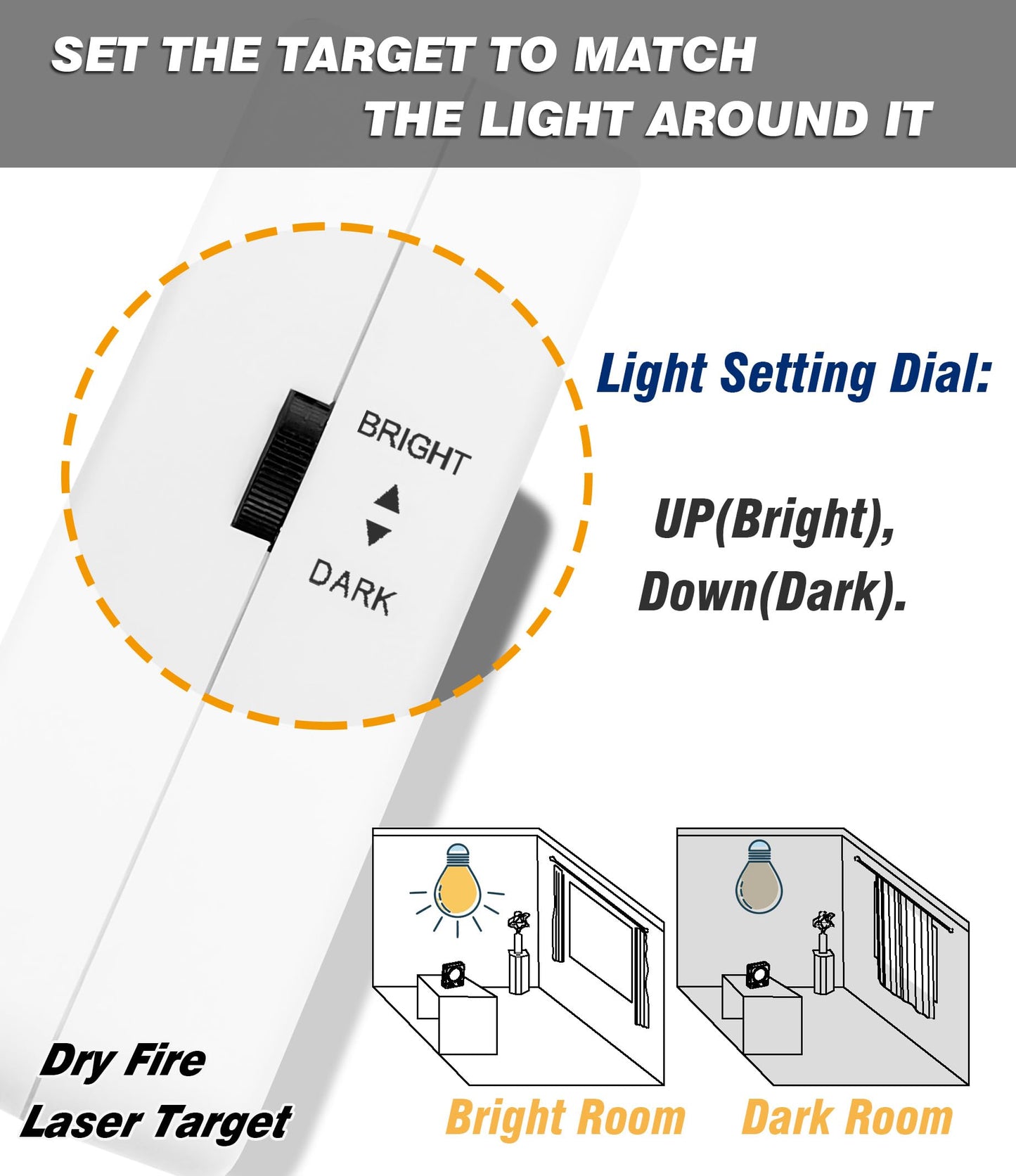 Laser Training Target with Sound and Flash Feedback