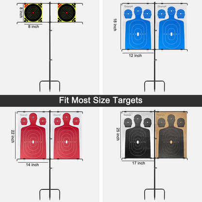 Portable Adjustable Target Stand for Large Targets