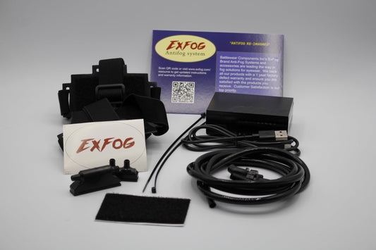 Lightweight Anti-Fog Unit with Headband and T-Band for Goggles